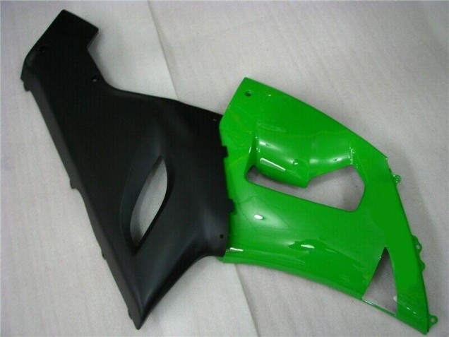 05-06 Grün Matt schwarz Kawasaki ZX6R Motorrad Verkleidung 05-06 Grün Matt schwarz Kawasaki ZX6R Motorrad Verkleidung