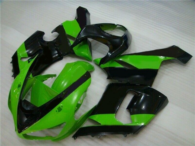 05-06 Grün Schwarz Kawasaki ZX6R Motorrad Verkleidung