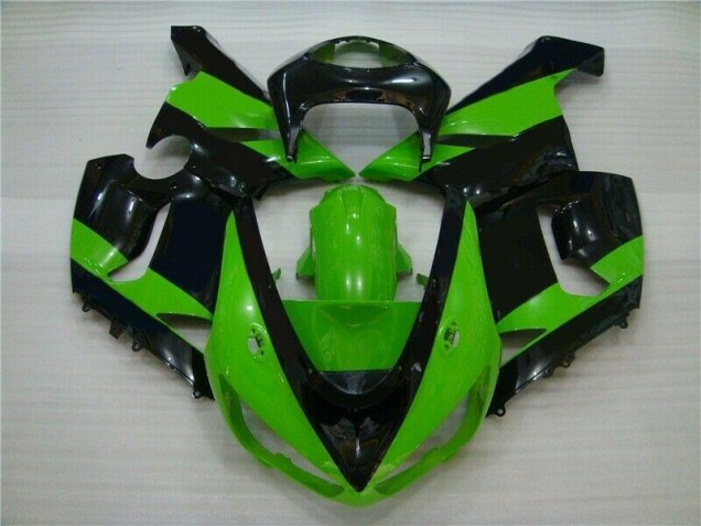05-06 Grün Schwarz Kawasaki ZX6R Motorrad Verkleidung