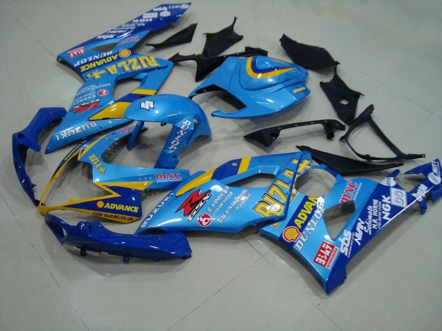 05-06 Hell blau Rizla Suzuki GSXR 1000 Motorrad Verkleidung