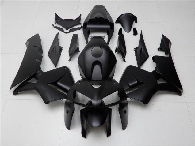 05-06 Matt Schwarz Honda CBR600RR Motorrad Verkleidung & Plastik 05-06 Matt Schwarz Honda CBR600RR Motorrad Verkleidung & Plastik