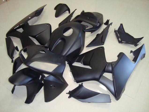 05-06 Matt Schwarz Honda CBR600RR Motorrad Vollverkleidung 05-06 Matt Schwarz Honda CBR600RR Motorrad Vollverkleidung