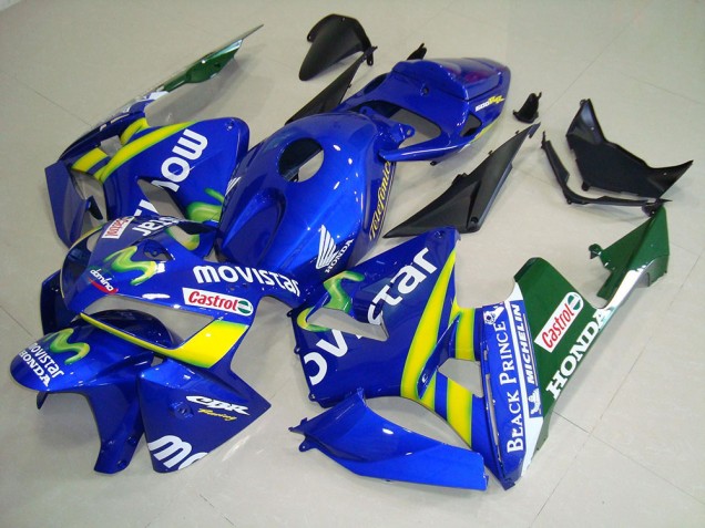 05-06 Movistar Honda CBR600RR Motorrad Verkleidung 05-06 Movistar Honda CBR600RR Motorrad Verkleidung
