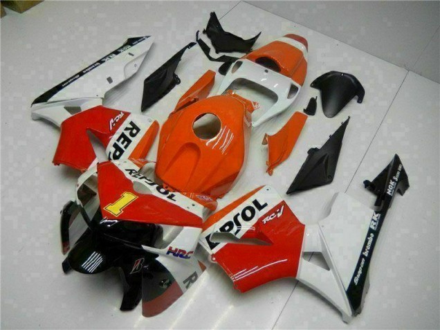 05-06 Orange Repsol Honda CBR600RR Motorrad Verkleidung 05-06 Orange Repsol Honda CBR600RR Motorrad Verkleidung