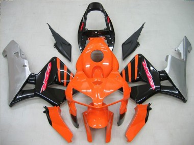 05-06 Orange Schwarz Honda CBR600RR Motor Verkleidung