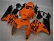 05-06 Orange Schwarz Honda CBR600RR Motorrad Verkleidung & Plastik 05-06 Orange Schwarz Honda CBR600RR Motorrad Verkleidung & Plastik