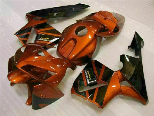 05-06 Orange Schwarz Honda CBR600RR Motorrad Verkleidungen 05-06 Orange Schwarz Honda CBR600RR Motorrad Verkleidungen