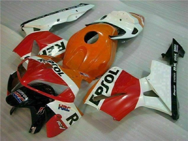 05-06 Orange Schwarz Repsol Honda CBR600RR Motorrad Verkleidung 05-06 Orange Schwarz Repsol Honda CBR600RR Motorrad Verkleidung