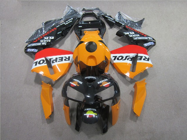 05-06 Orange Schwarz Repsol Honda CBR600RR Motorrad Verkleidungen 05-06 Orange Schwarz Repsol Honda CBR600RR Motorrad Verkleidungen