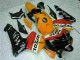 05-06 Orange Schwarz Repsol Honda CBR600RR Motorrad Vollverkleidung 05-06 Orange Schwarz Repsol Honda CBR600RR Motorrad Vollverkleidung