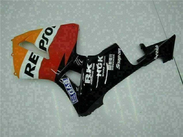 05-06 Orange Schwarz Repsol Honda CBR600RR Motorrad Vollverkleidung 05-06 Orange Schwarz Repsol Honda CBR600RR Motorrad Vollverkleidung