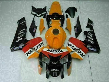 05-06 Orange Schwarz Repsol Honda CBR600RR Motorrad Vollverkleidung