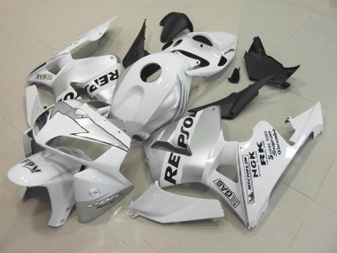 05-06 Repsol Weiß Silber Honda CBR600RR Motorrad Verkleidung