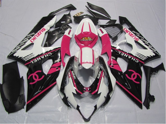 05-06 Rosa Chanel Suzuki GSXR 1000 Motorrad Verkleidung