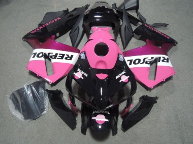 05-06 Rosa Schwarz Repsol Honda CBR600RR Motorrad Verkleidung