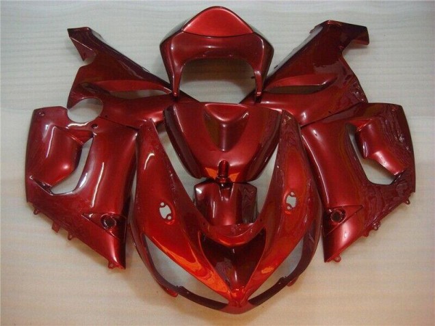 05-06 Rot Kawasaki ZX6R Motorrad Verkleidung 05-06 Rot Kawasaki ZX6R Motorrad Verkleidung