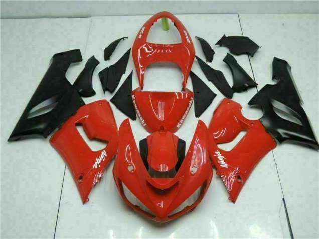 05-06 Rot Kawasaki ZX6R Motorrad Verkleidungen 05-06 Rot Kawasaki ZX6R Motorrad Verkleidungen