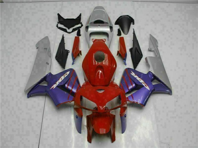05-06 Rot Lila Honda CBR600RR Motorrad Verkleidung 05-06 Rot Lila Honda CBR600RR Motorrad Verkleidung