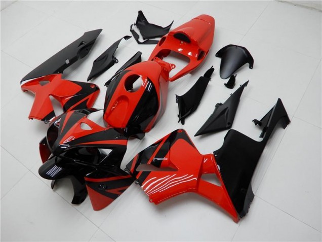 05-06 Rot Schwarz Honda CBR600RR Motorrad Verkleidung & Plastik 05-06 Rot Schwarz Honda CBR600RR Motorrad Verkleidung & Plastik