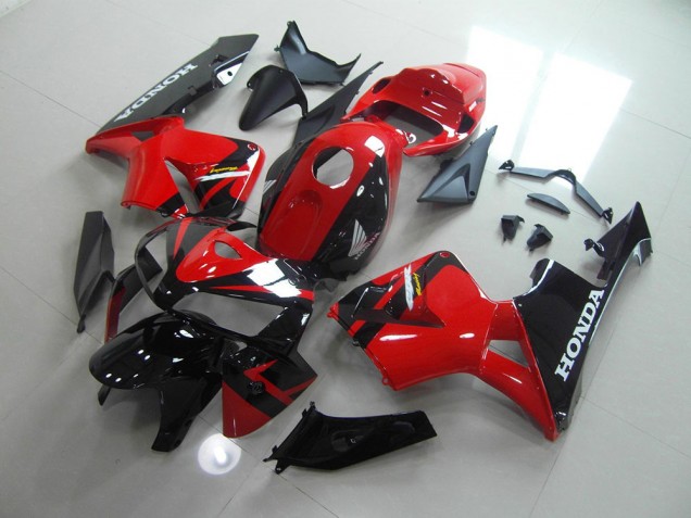 05-06 Rot Schwarz Honda CBR600RR Motorrad Verkleidungen 05-06 Rot Schwarz Honda CBR600RR Motorrad Verkleidungen
