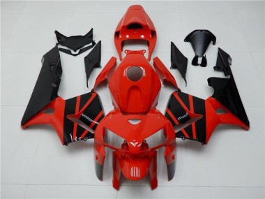 05-06 Rot Schwarz Honda CBR600RR Motorrad Vollverkleidung