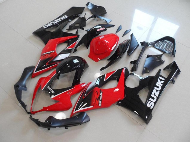 05-06 Rot Schwarz OEM Stil Suzuki GSXR 1000 Motorrad Verkleidung 05-06 Rot Schwarz OEM Stil Suzuki GSXR 1000 Motorrad Verkleidung