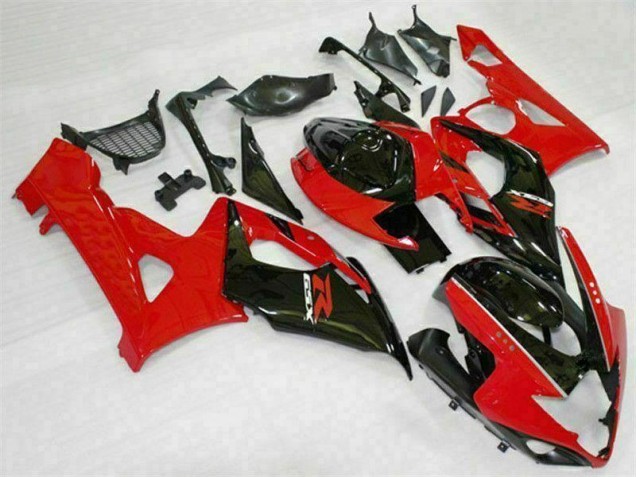 05-06 Rot Schwarz Suzuki GSXR 1000 Motorrad Verkleidung