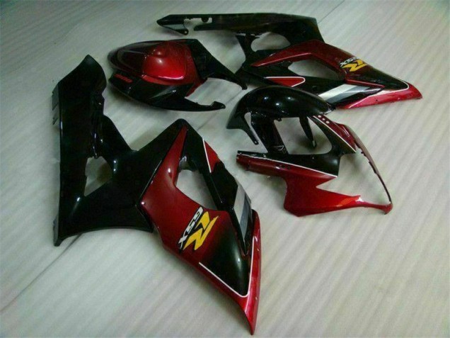 05-06 Rot Schwarz Suzuki GSXR 1000 Motorrad Verkleidung & Plastik 05-06 Rot Schwarz Suzuki GSXR 1000 Motorrad Verkleidung & Plastik