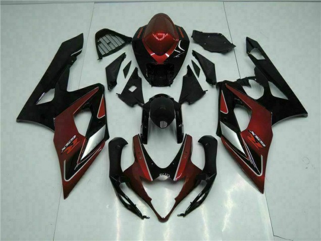 05-06 Rot Schwarz Suzuki GSXR 1000 Motorrad Verkleidungen 05-06 Rot Schwarz Suzuki GSXR 1000 Motorrad Verkleidungen