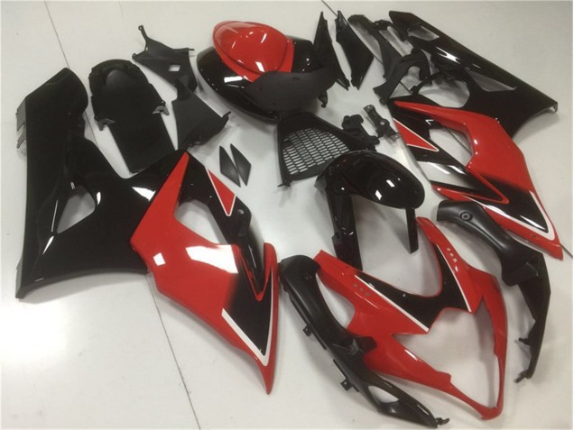 05-06 Rot Schwarz Suzuki GSXR 1000 Motorrad Vollverkleidung