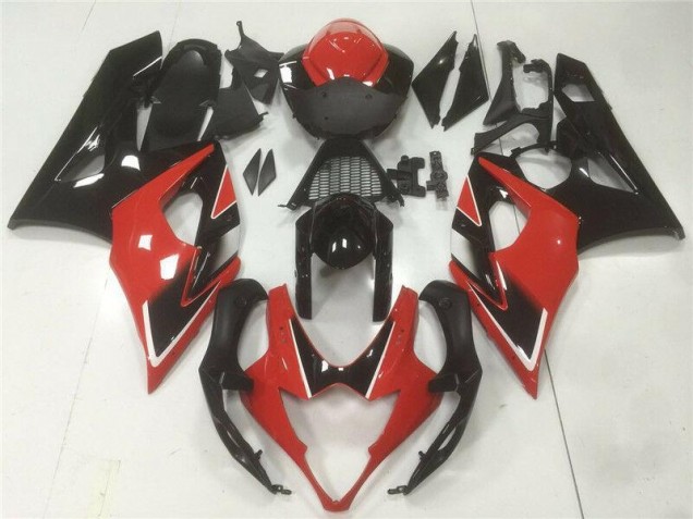 05-06 Rot Schwarz Suzuki GSXR 1000 Motorrad Vollverkleidung