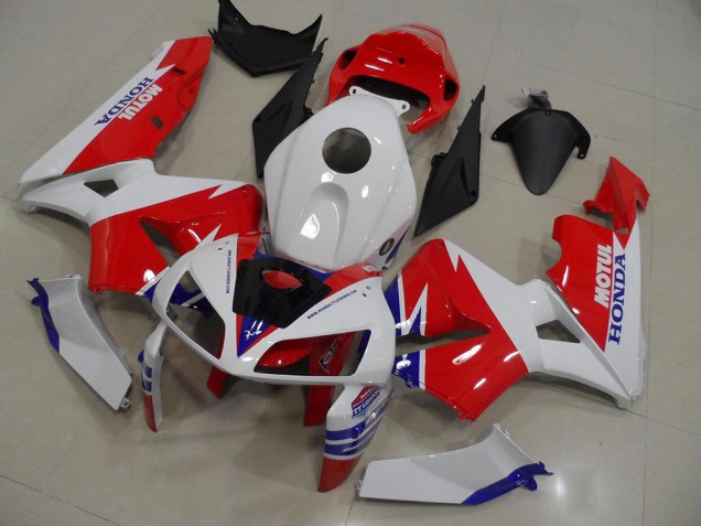 05-06 Rot Weiß Honda CBR600RR Motorrad Verkleidung 05-06 Rot Weiß Honda CBR600RR Motorrad Verkleidung