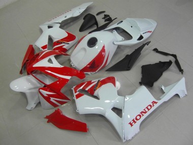 05-06 Rot Weiß Honda CBR600RR Motorrad Verkleidungen