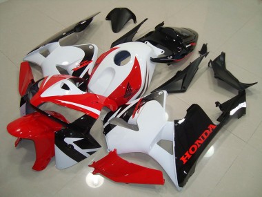 05-06 Rot Weiß Schwarz Honda CBR600RR Motorrad Verkleidungen