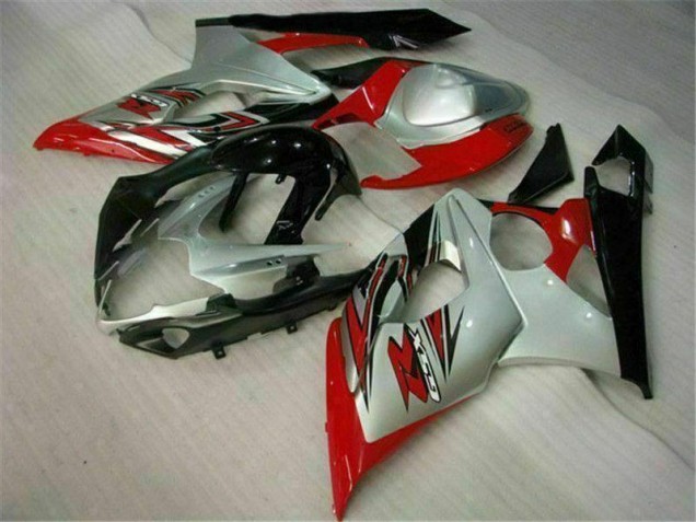 05-06 Rot Weiß Suzuki GSXR 1000 Motorrad Vollverkleidung 05-06 Rot Weiß Suzuki GSXR 1000 Motorrad Vollverkleidung