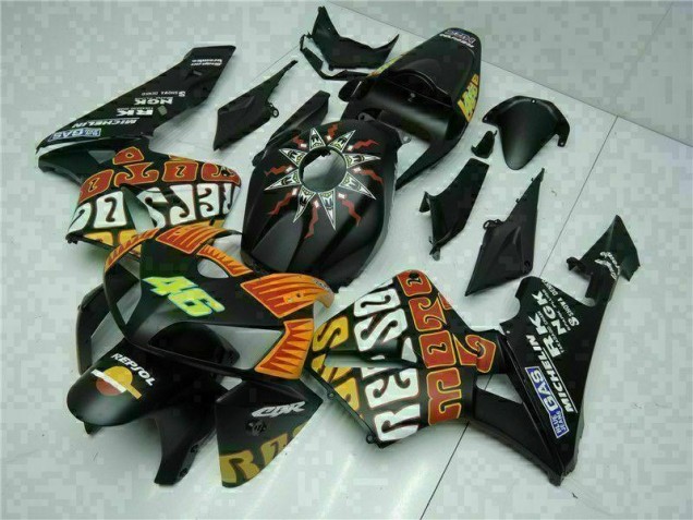 05-06 Schwarz Honda CBR600RR Motor Vollverkleidung 05-06 Schwarz Honda CBR600RR Motor Vollverkleidung