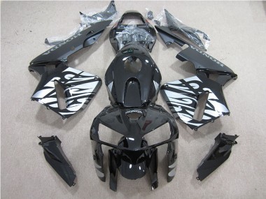 05-06 Schwarz Honda CBR600RR Motorrad Vollverkleidung