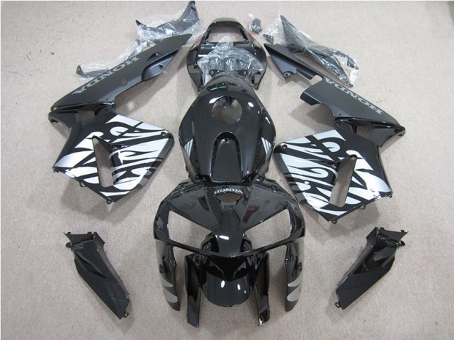 05-06 Schwarz Honda CBR600RR Motorrad Vollverkleidung 05-06 Schwarz Honda CBR600RR Motorrad Vollverkleidung