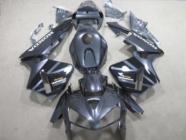 05-06 Schwarz Honda CBR600RR Motorrad Vollverkleidung & Plastik 05-06 Schwarz Honda CBR600RR Motorrad Vollverkleidung & Plastik