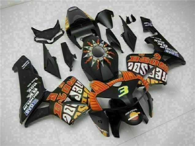 05-06 Schwarz Honda CBR600RR Verkleidung 05-06 Schwarz Honda CBR600RR Verkleidung