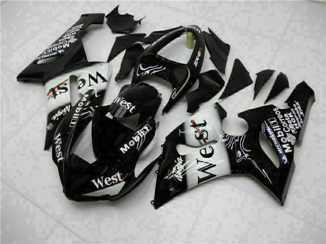 05-06 Schwarz Kawasaki ZX6R Motorrad Verkleidung Komplett Sets 05-06 Schwarz Kawasaki ZX6R Motorrad Verkleidung Komplett Sets
