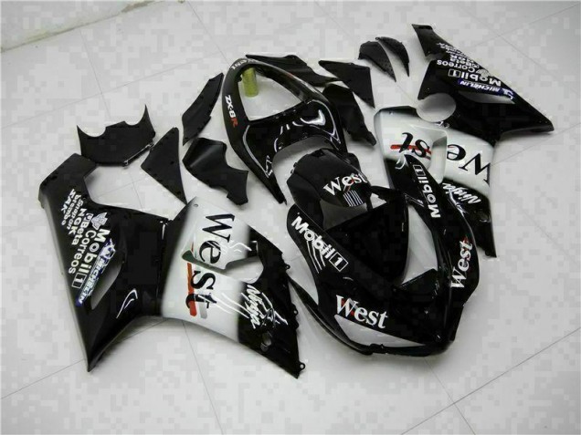 05-06 Schwarz Kawasaki ZX6R Motorrad Verkleidung Komplett Sets 05-06 Schwarz Kawasaki ZX6R Motorrad Verkleidung Komplett Sets