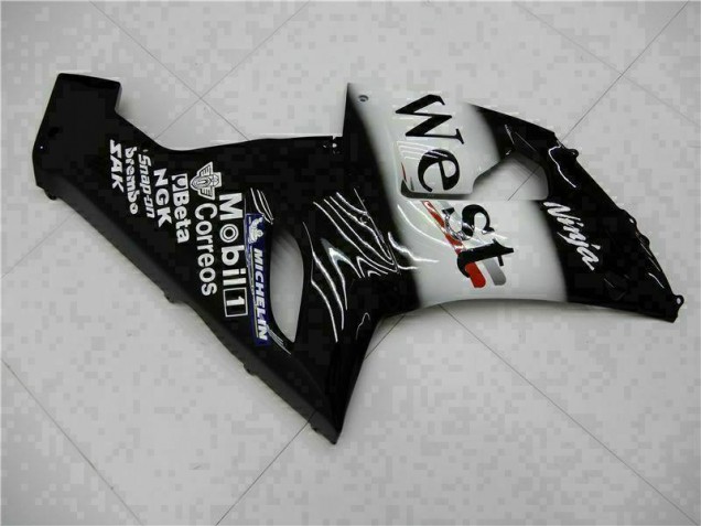 05-06 Schwarz Kawasaki ZX6R Motorrad Verkleidung Komplett Sets 05-06 Schwarz Kawasaki ZX6R Motorrad Verkleidung Komplett Sets