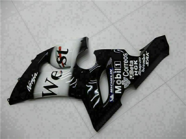 05-06 Schwarz Kawasaki ZX6R Motorrad Verkleidung Komplett Sets 05-06 Schwarz Kawasaki ZX6R Motorrad Verkleidung Komplett Sets