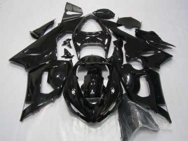 05-06 Schwarz Kawasaki ZX6R Motorrad Verkleidung