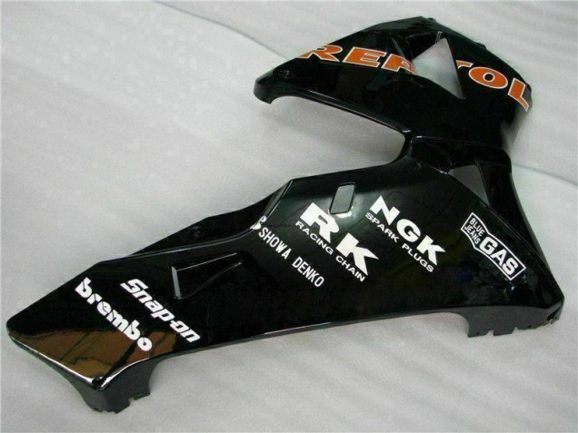 05-06 Schwarz Repsol Honda CBR600RR Motorrad Verkleidung 05-06 Schwarz Repsol Honda CBR600RR Motorrad Verkleidung