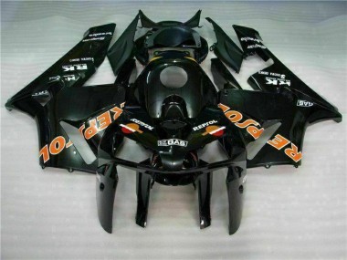 05-06 Schwarz Repsol Honda CBR600RR Motorrad Verkleidung