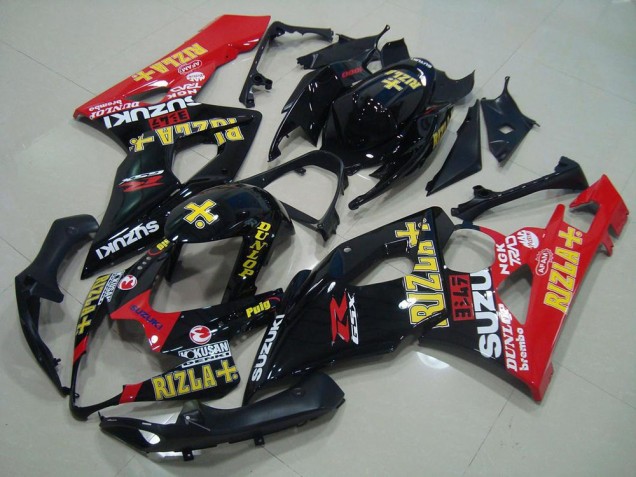 05-06 Schwarz Rot Rizla Suzuki GSXR 1000 Motorrad Verkleidung 05-06 Schwarz Rot Rizla Suzuki GSXR 1000 Motorrad Verkleidung