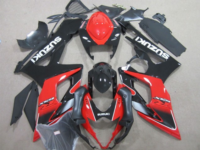 05-06 Schwarz Rot Suzuki GSXR 1000 Motorrad Verkleidung 05-06 Schwarz Rot Suzuki GSXR 1000 Motorrad Verkleidung