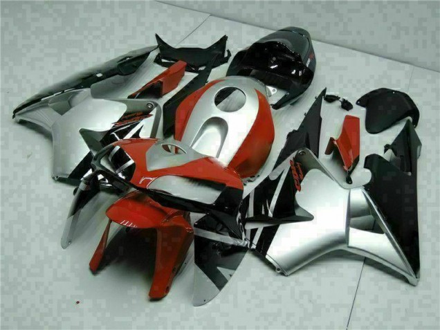 05-06 Schwarz Silber Rot Honda CBR600RR Motorrad Verkleidung 05-06 Schwarz Silber Rot Honda CBR600RR Motorrad Verkleidung